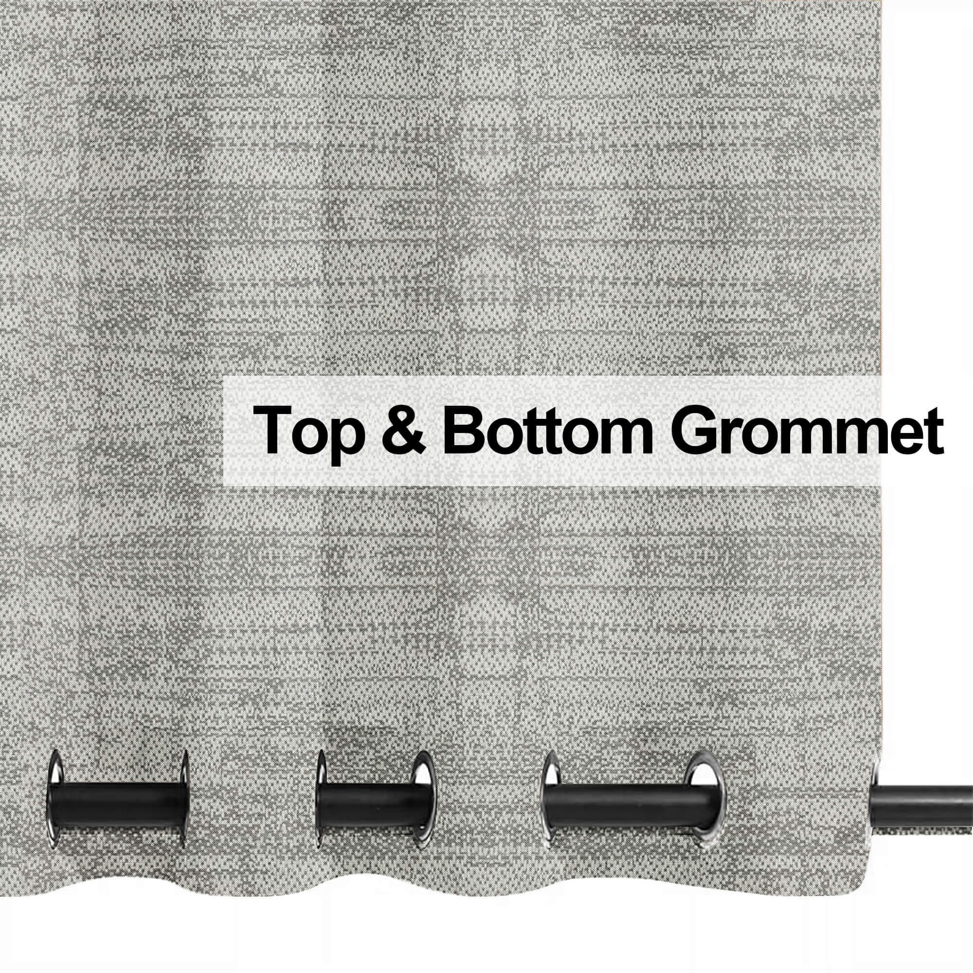 PENGI Outdoor Curtains Waterproof - Scenery Star Light Gray