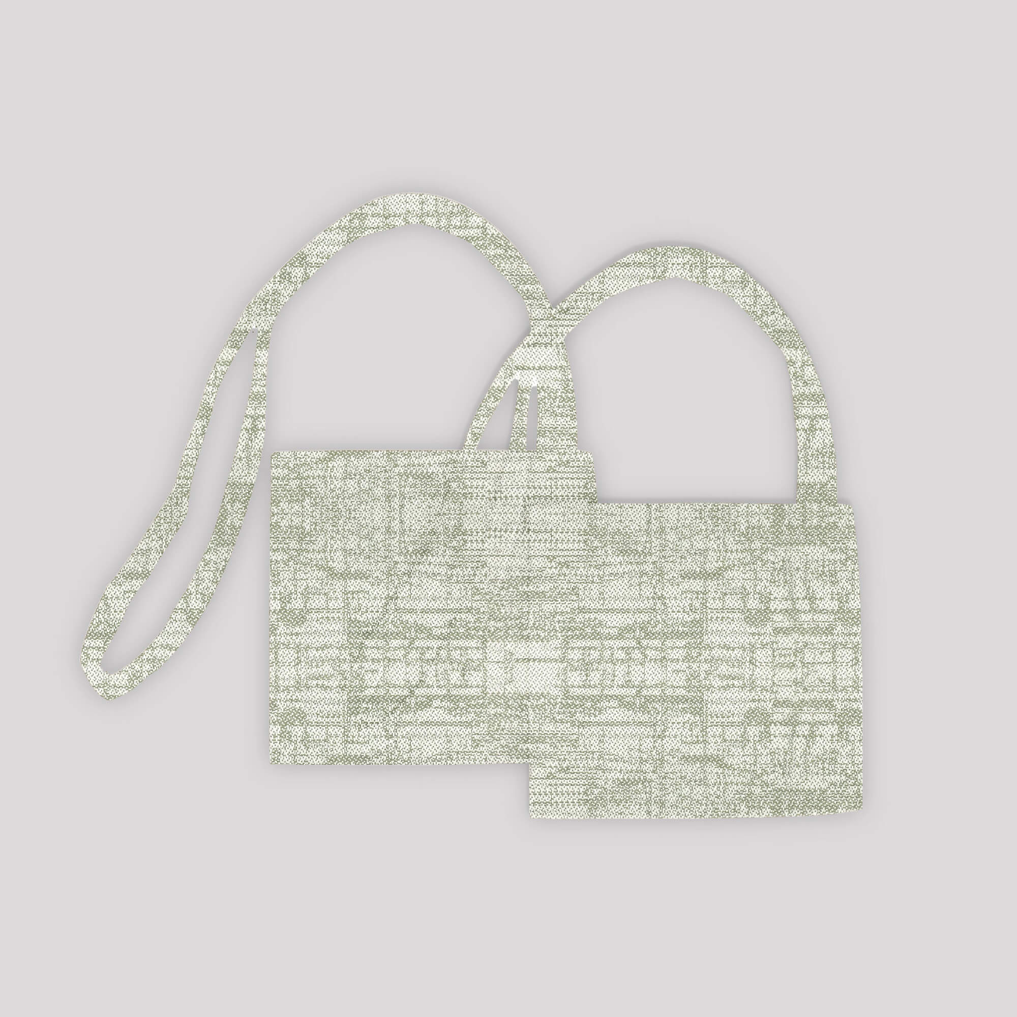 PENGI Outdoor Curtains Waterproof - Scenery Snow Green