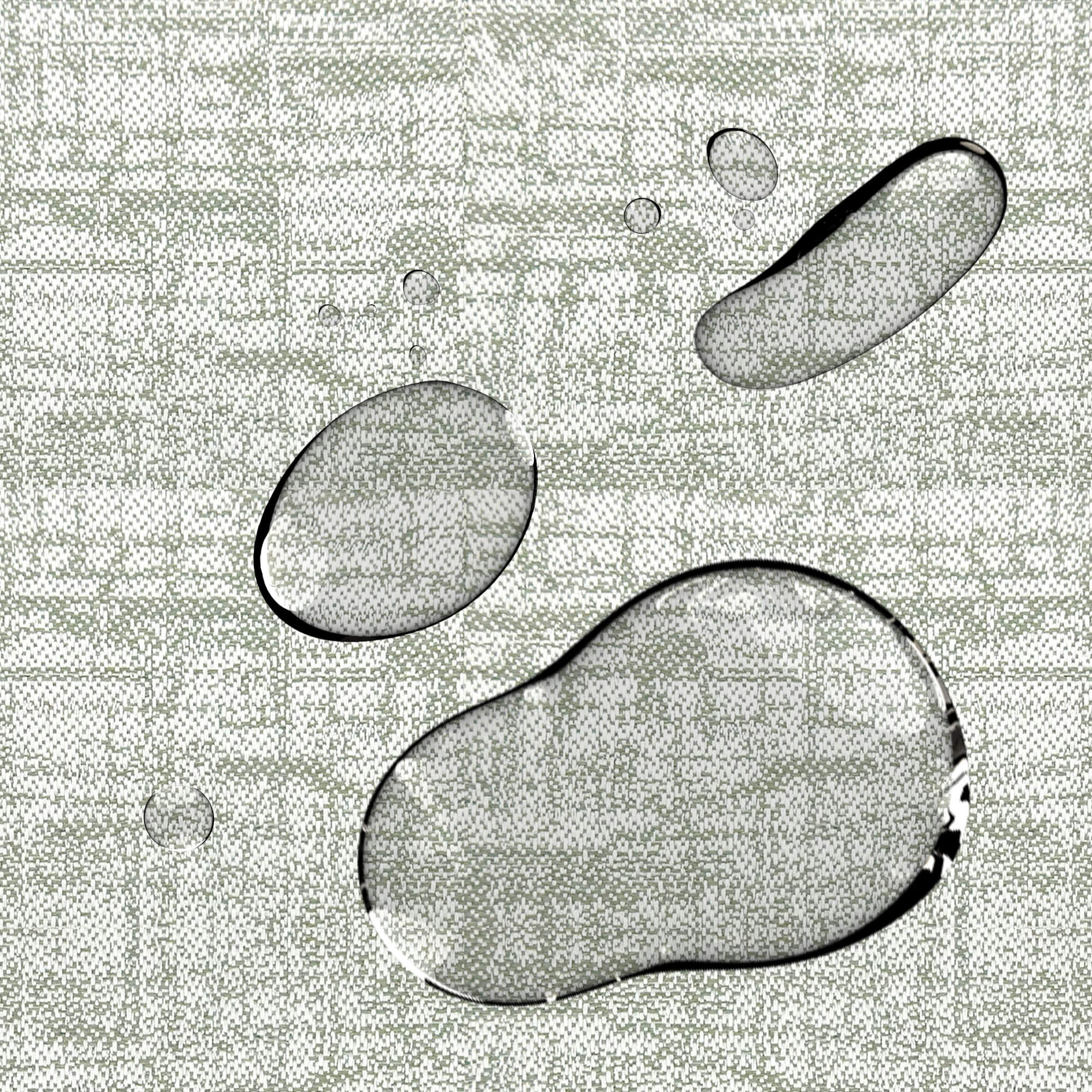 PENGI Outdoor Curtains Waterproof - Scenery Snow Green