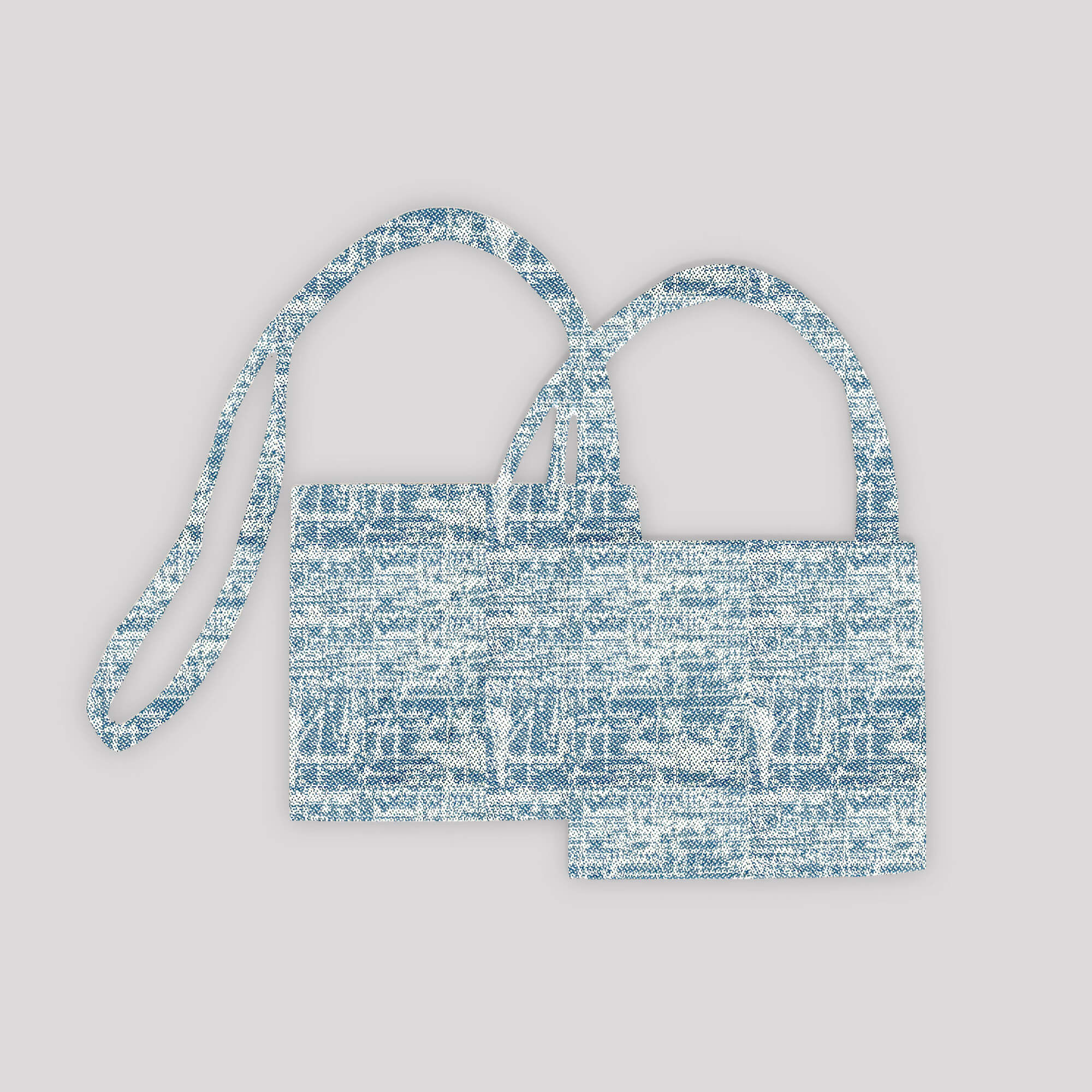 PENGI Outdoor Curtains Waterproof - Scenery Crystal Blue