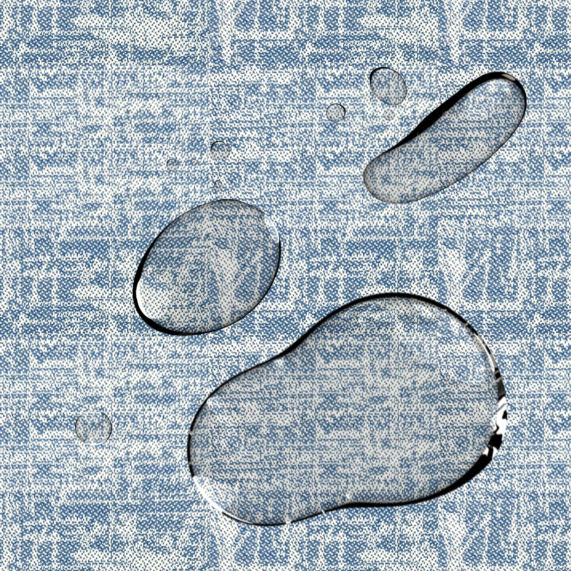 PENGI Outdoor Curtains Waterproof - Scenery Crystal Blue