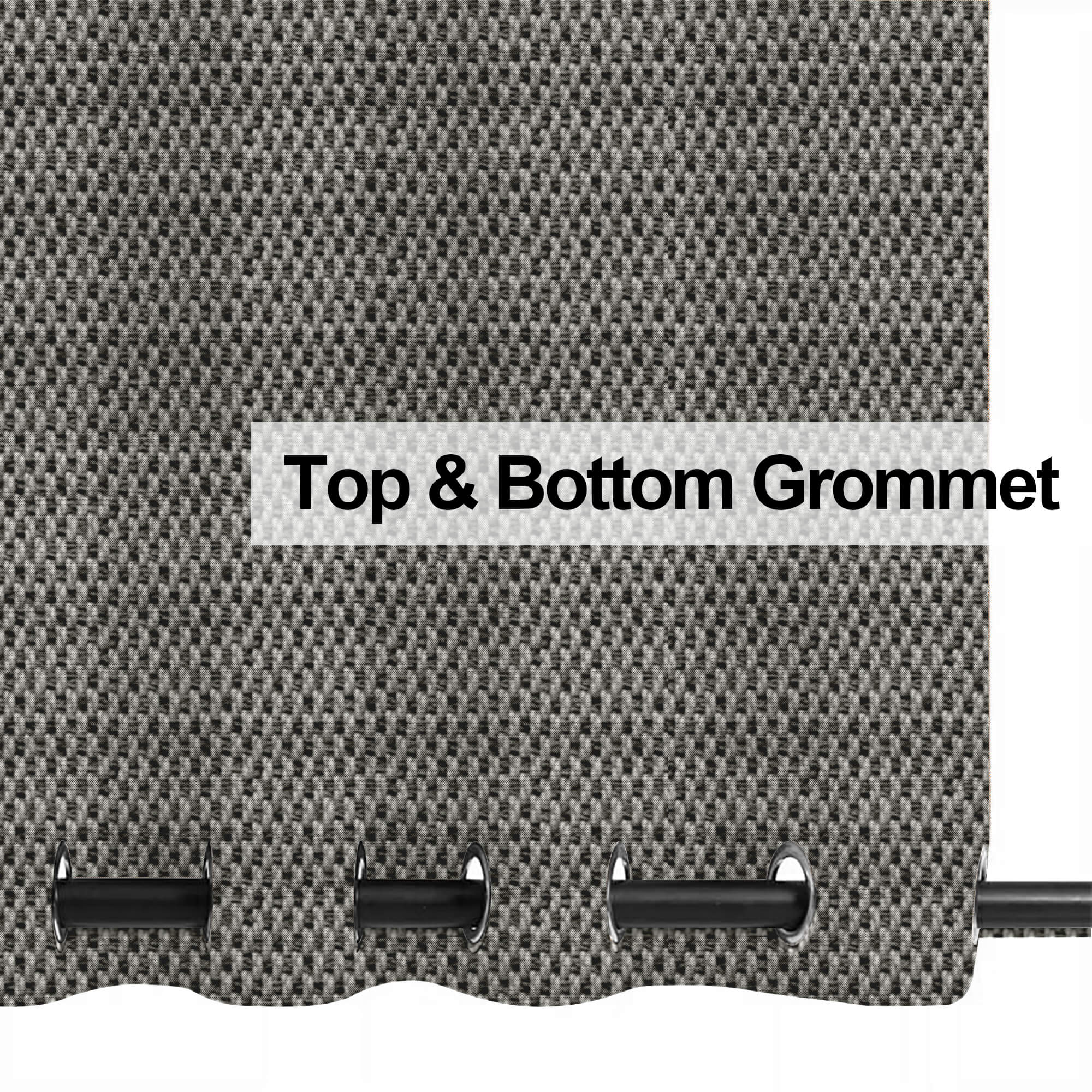 PENGI Outdoor Curtains Waterproof - Union Elephant Skin Gray