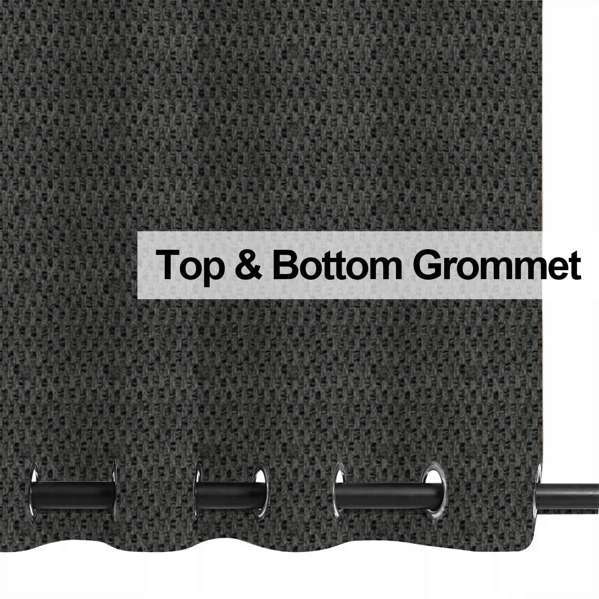 PENGI Outdoor Curtains Waterproof - Union Smoked Pearl