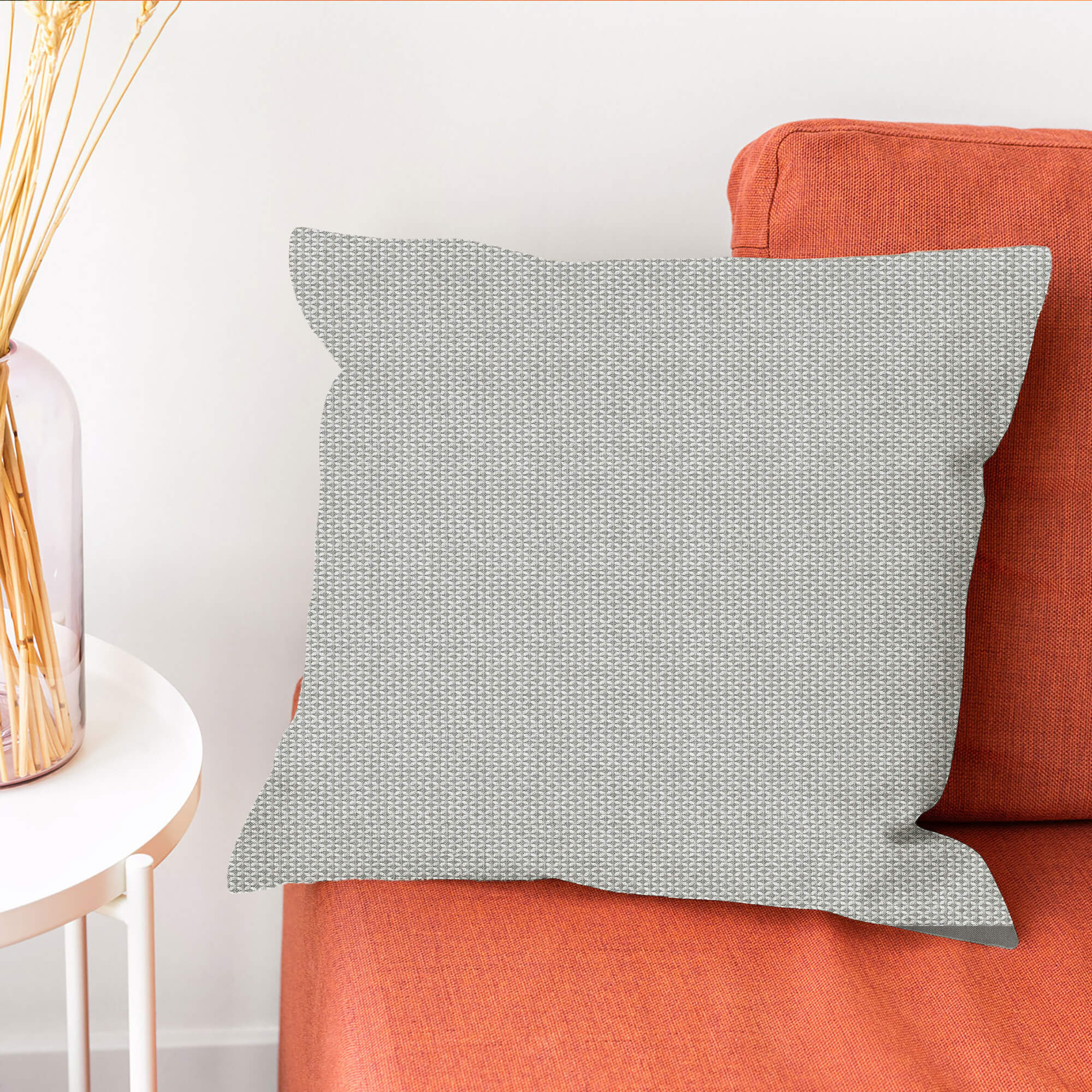 PENGI Waterproof Outdoor Pillow Cover 1 Pcs - Furcation Pussywillow Gray