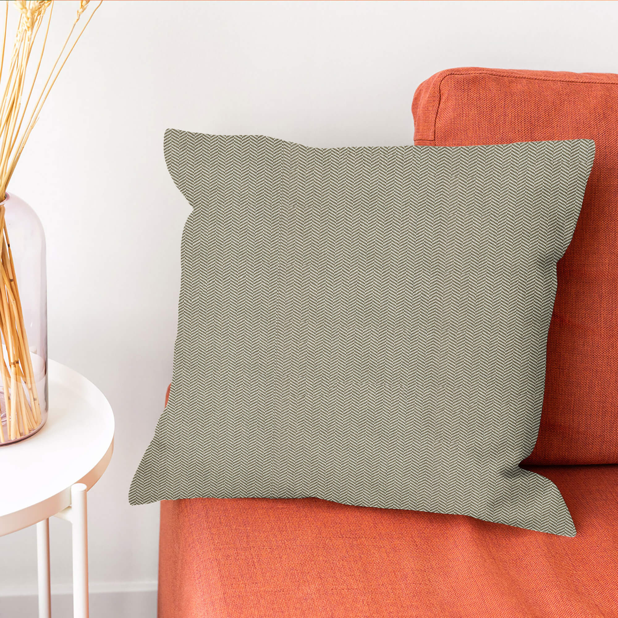 PENGI Waterproof Outdoor Pillow 1 Pcs - Herringbone Khaki