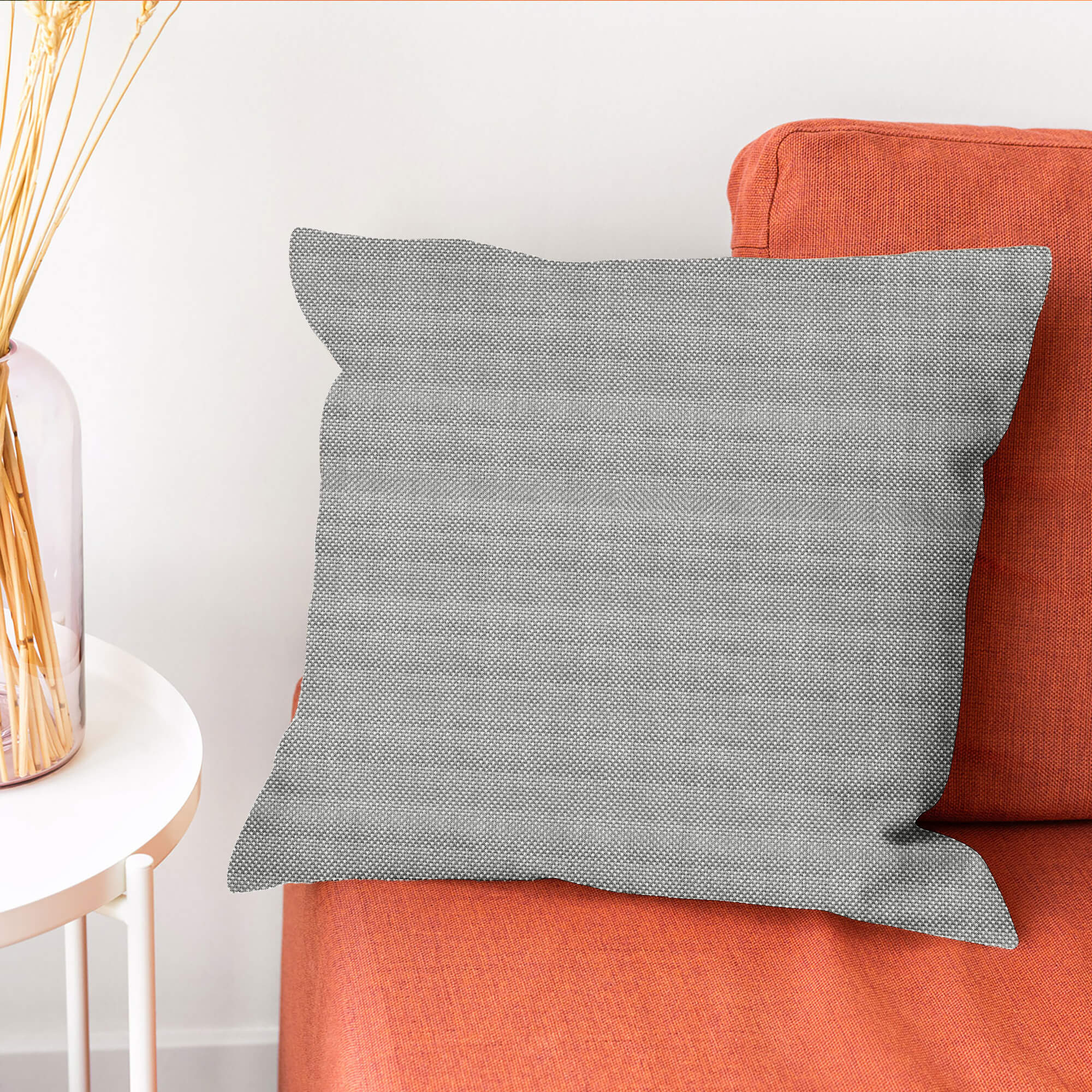 PENGI Waterproof Outdoor Pillow Cover 1 Pcs - Repeat Star Light Gray