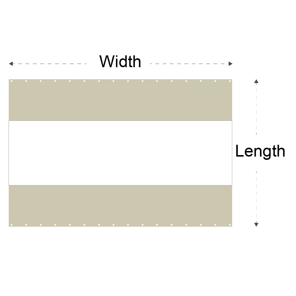 SNOWCITY Clear Vinyl Outdoor Curtains with Zippered Entry for Patio Cover and Garage Door Insulation, 1 Panel