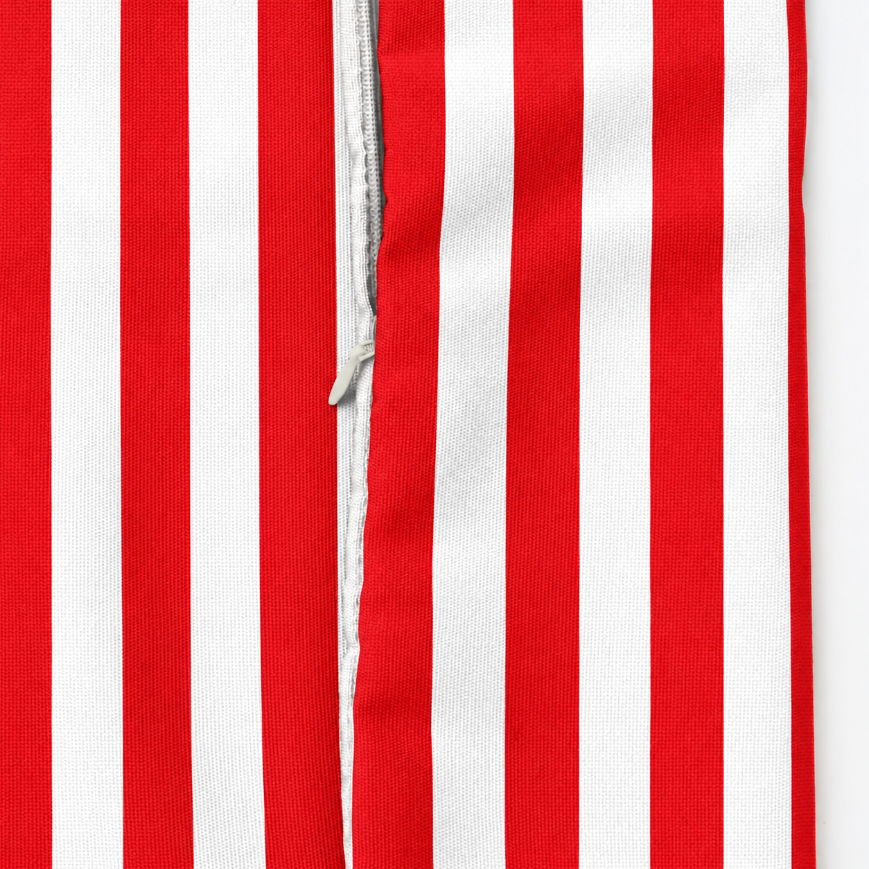 SNOWCITY Striped Outdoor Waterproof Throw Pillow with Insert - Red