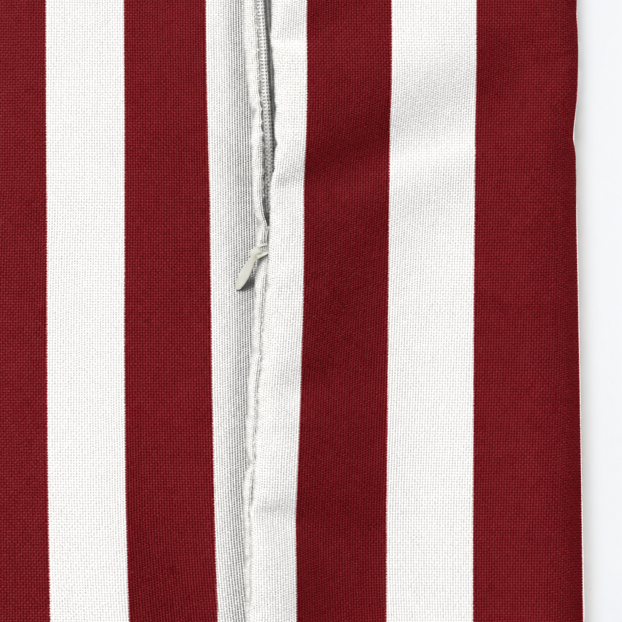SNOWCITY Striped Outdoor Waterproof Throw Pillow with Insert - Ruby wine