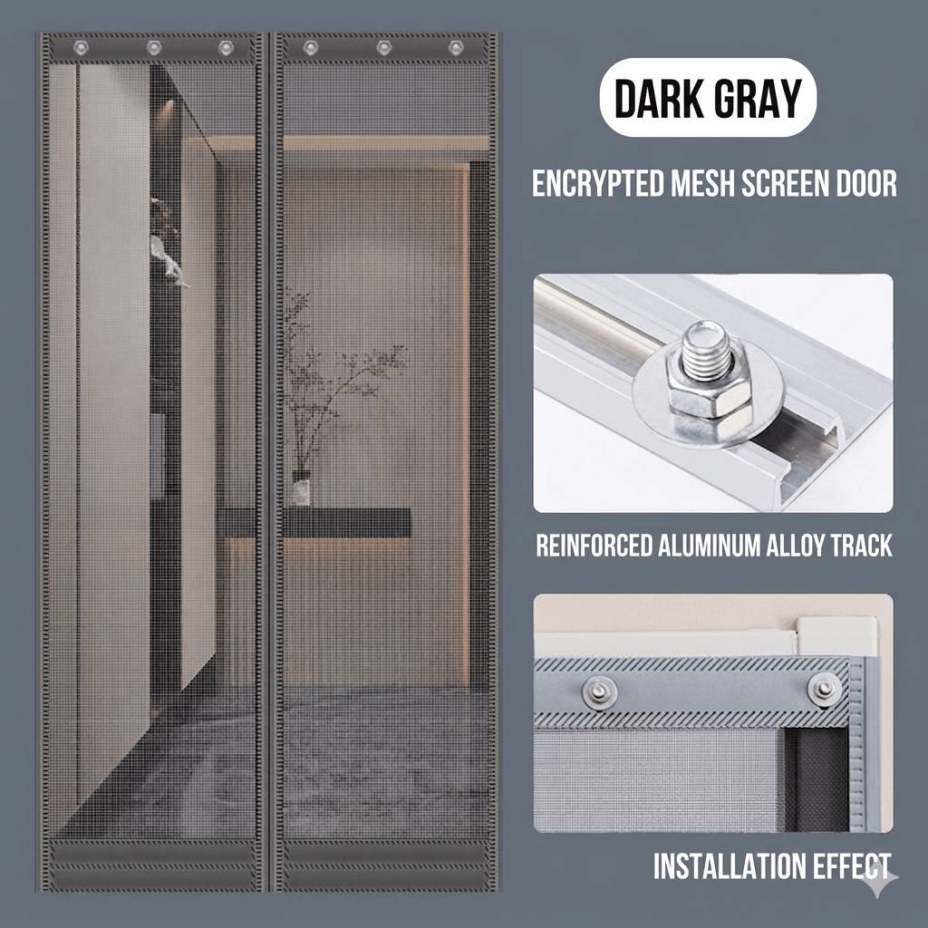 SNOWCITY Heavy Duty Door Screen Magnetic Closure - Bugs Out