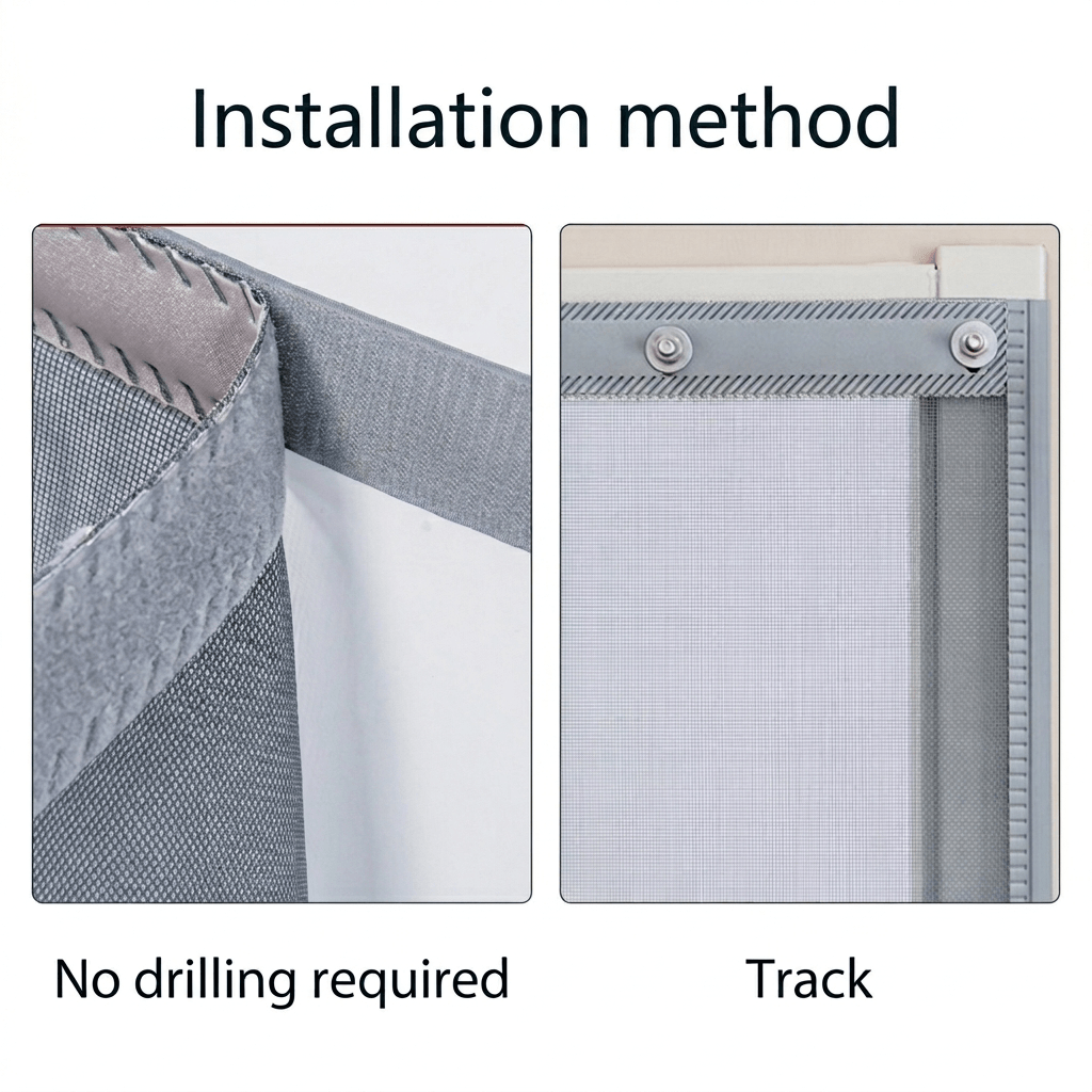 SNOWCITY Heavy Duty Door Screen Magnetic Closure - Bugs Out