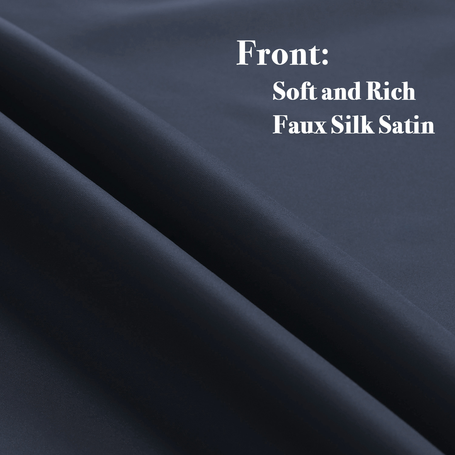 SNOWCITY Insulated 100% Blackout Curtains with Black Liner - Grommet Top