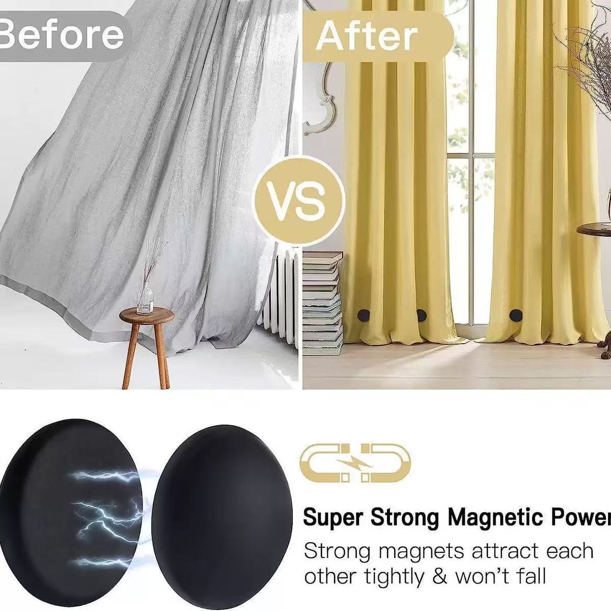 Outdoor curtain weights