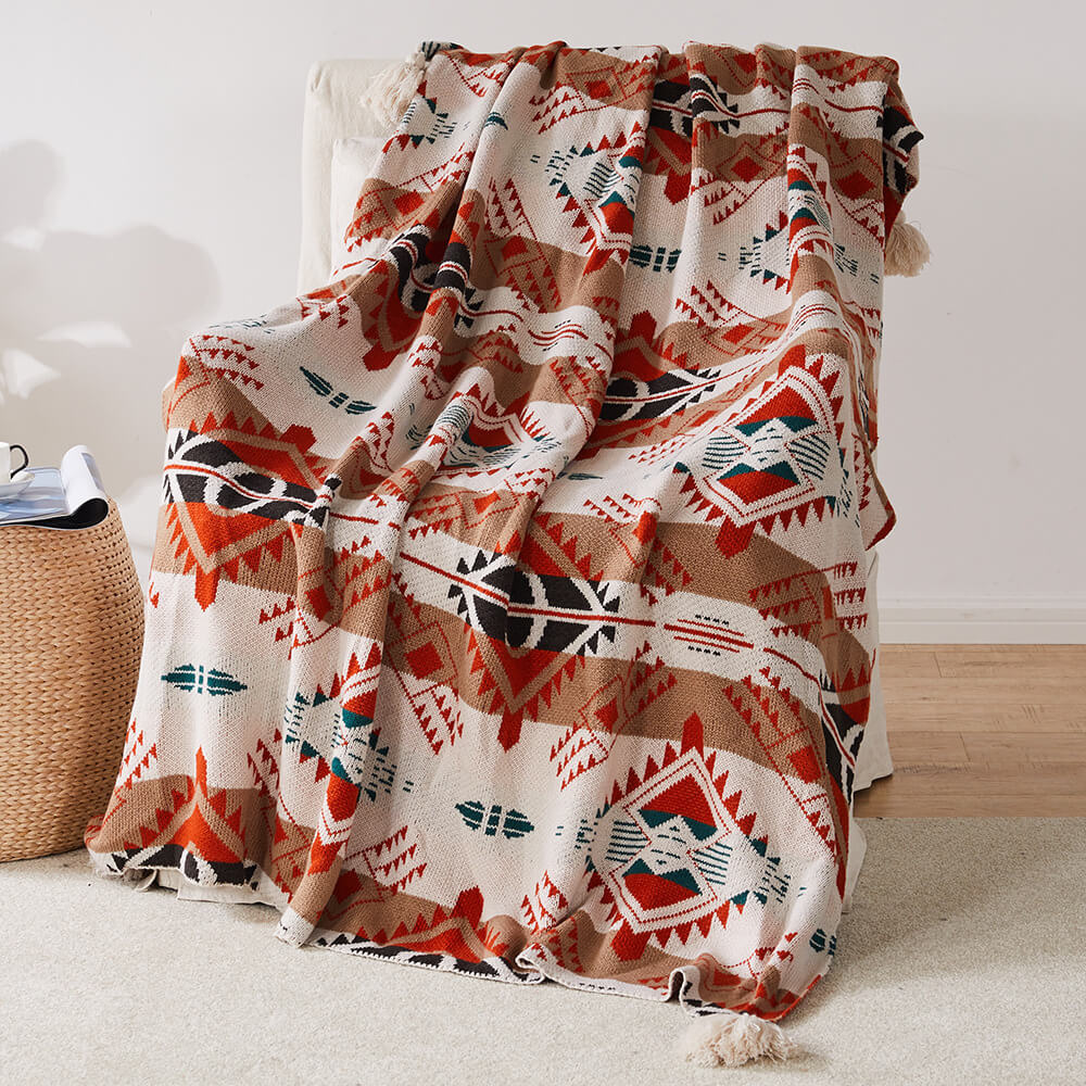 Christmas Throw Blanket Bohemian Style 31inch-60in