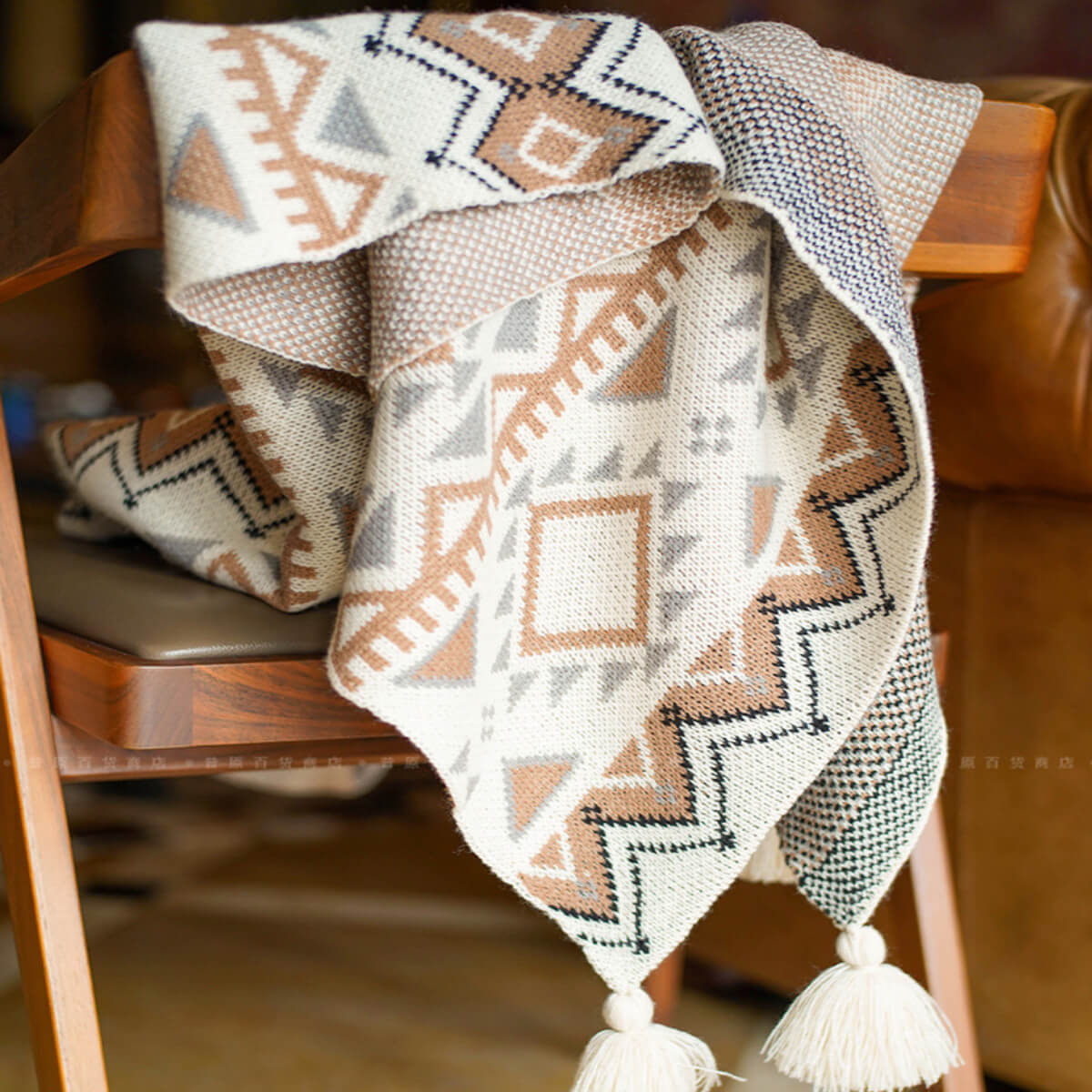 Christmas Throw Blanket Bohemian Style 31inch-60in