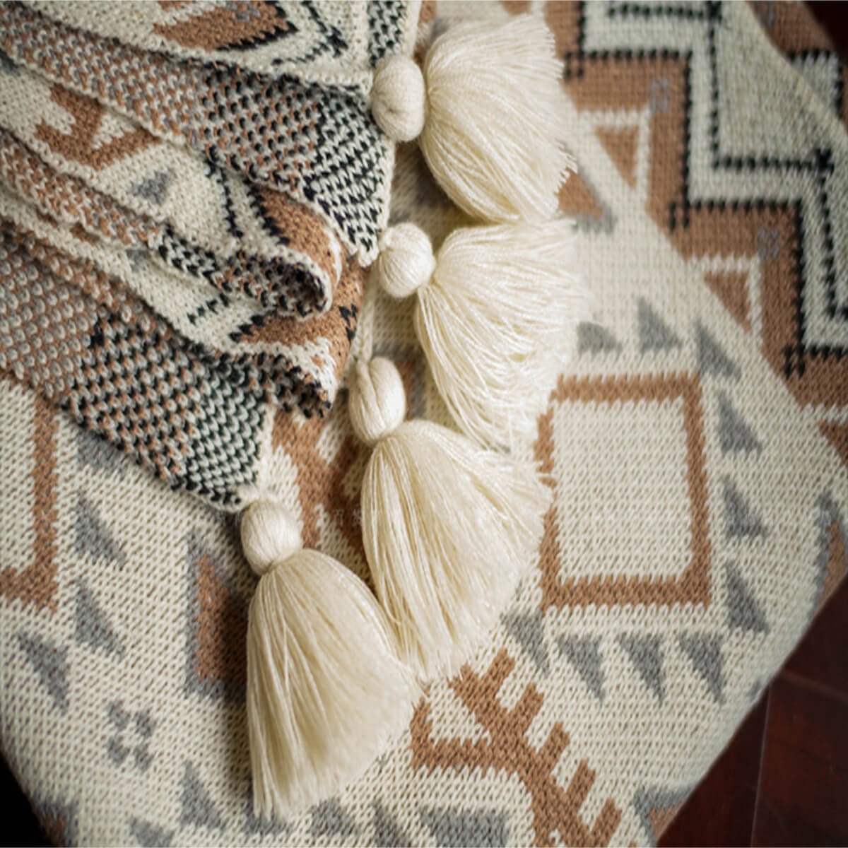 Christmas Throw Blanket Bohemian Style 31inch-60in