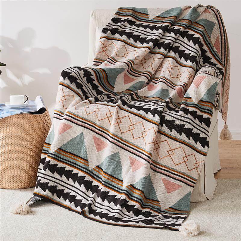 Christmas Throw Blanket Bohemian Style 31inch-60in