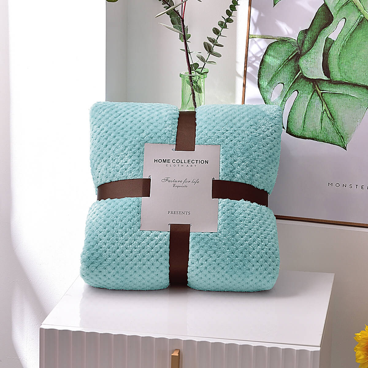 Flannel Throw Blanket for Patio Sofa 18inch-39inch