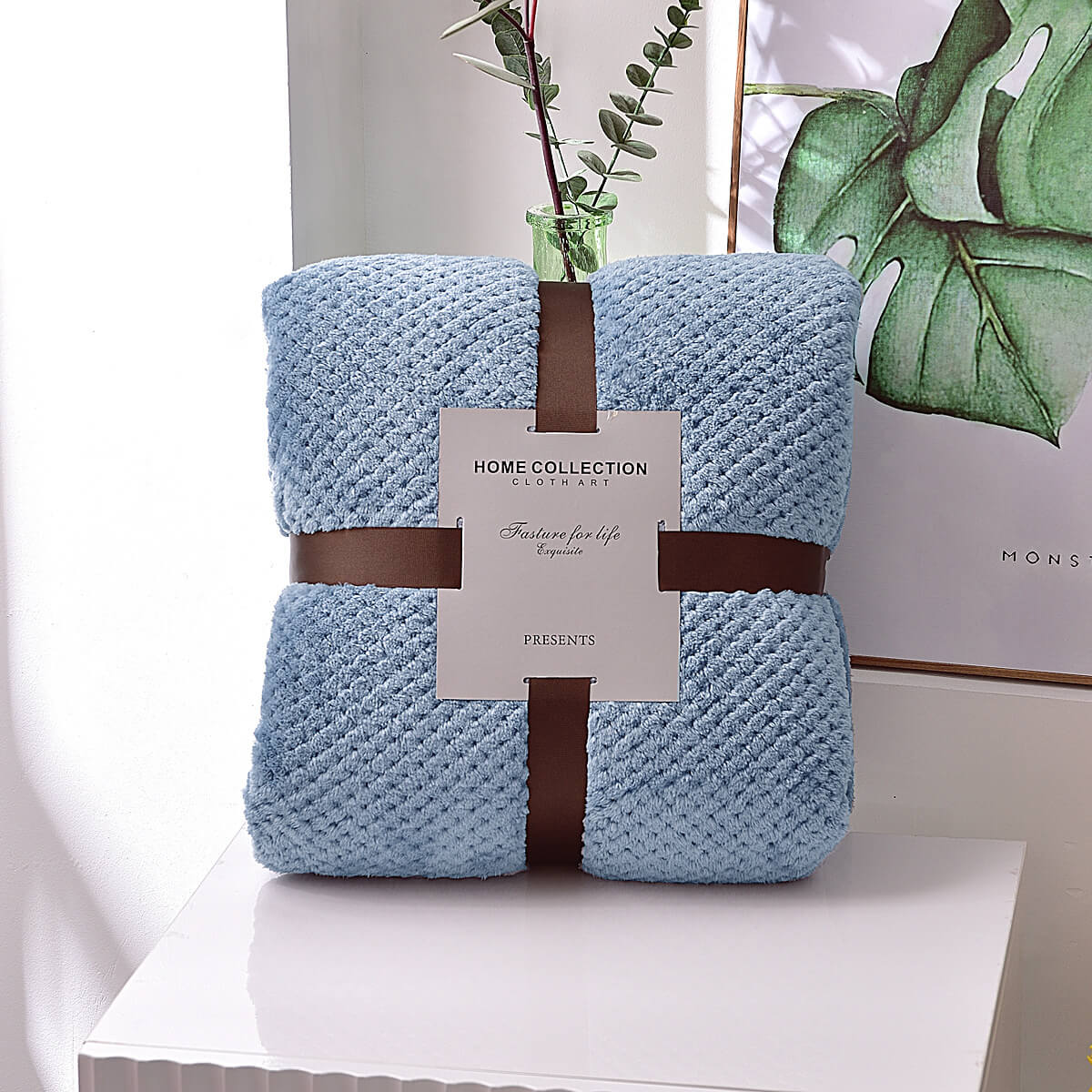 Flannel Throw Blanket for Patio Sofa 18inch-39inch