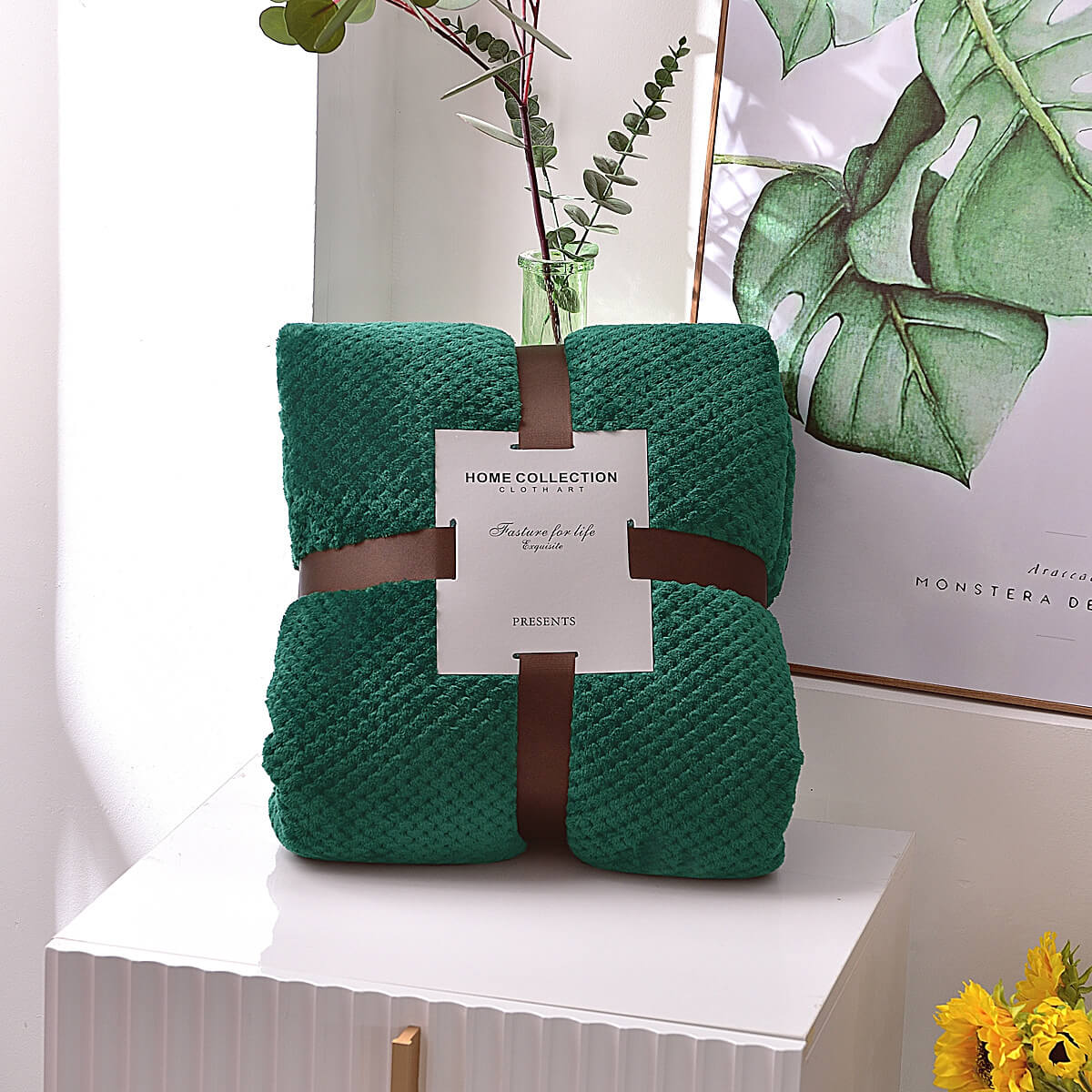 Flannel Throw Blanket for Patio Sofa 18inch-39inch