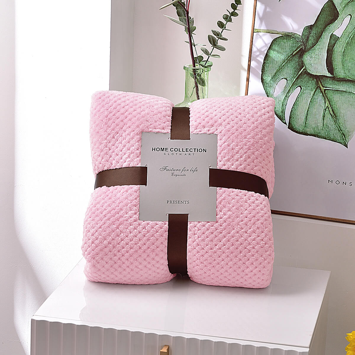 Flannel Throw Blanket for Patio Sofa 18inch-39inch