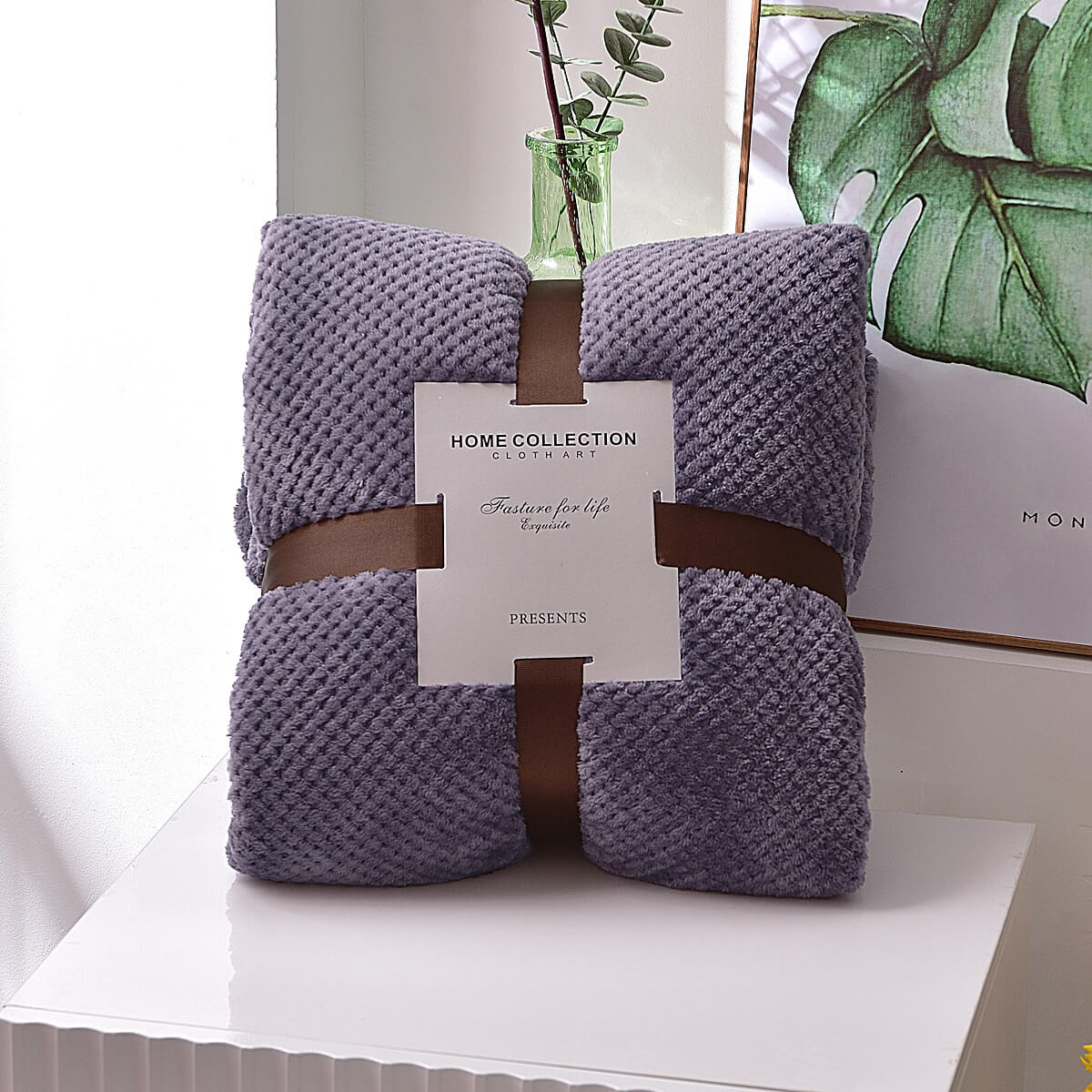 Flannel Throw Blanket for Patio Sofa 18inch-39inch