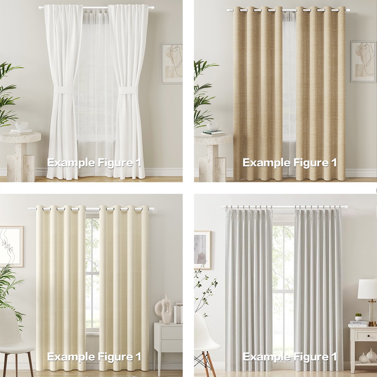 Snowcity outdoor curtain rods