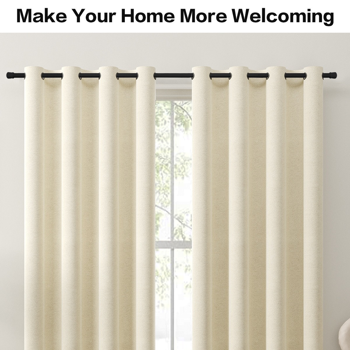 Snowcity outdoor curtain rods