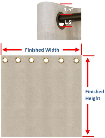 Snowcity Outdoor Curtains Waterproof 1 Panel - Silver Gray