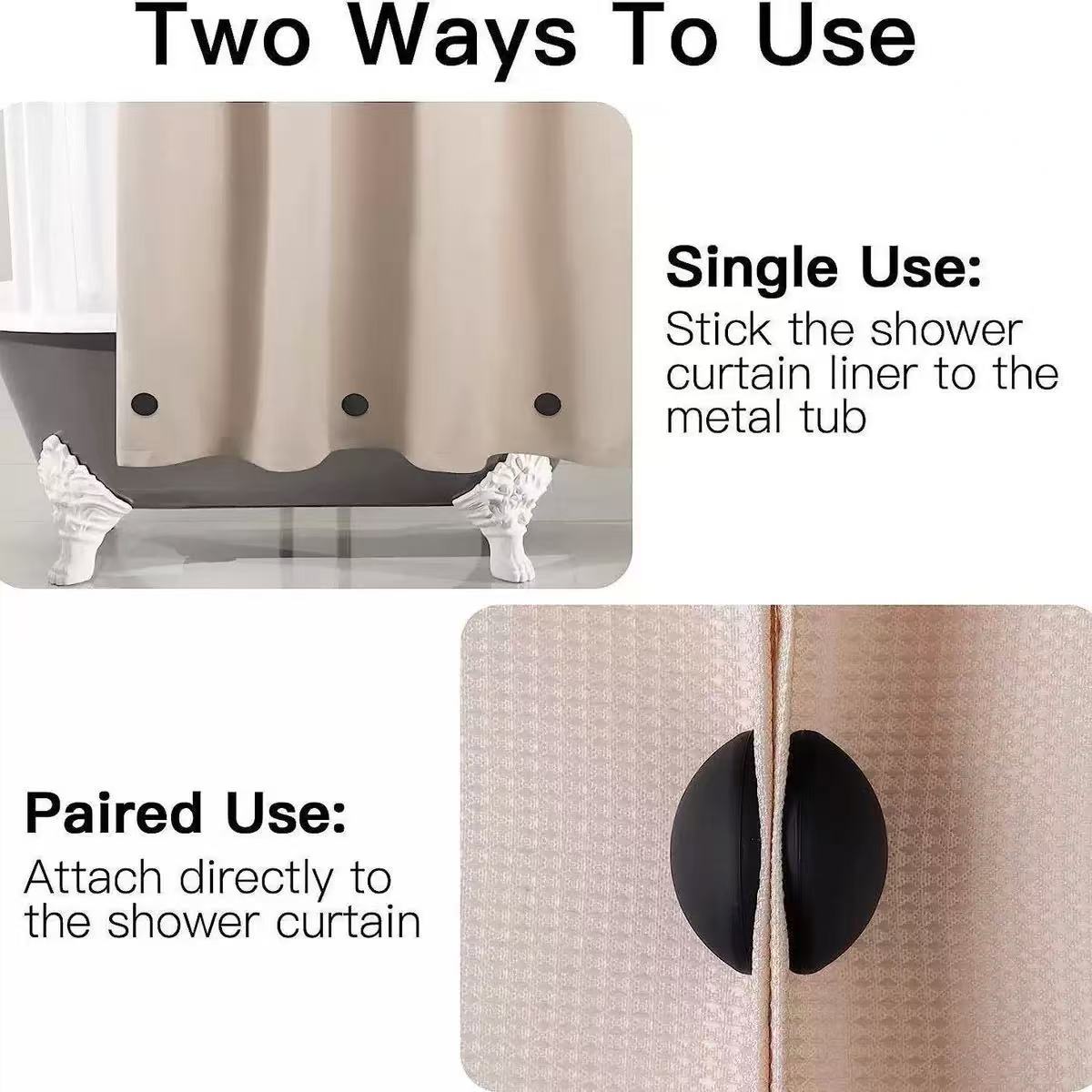 Outdoor curtain weights