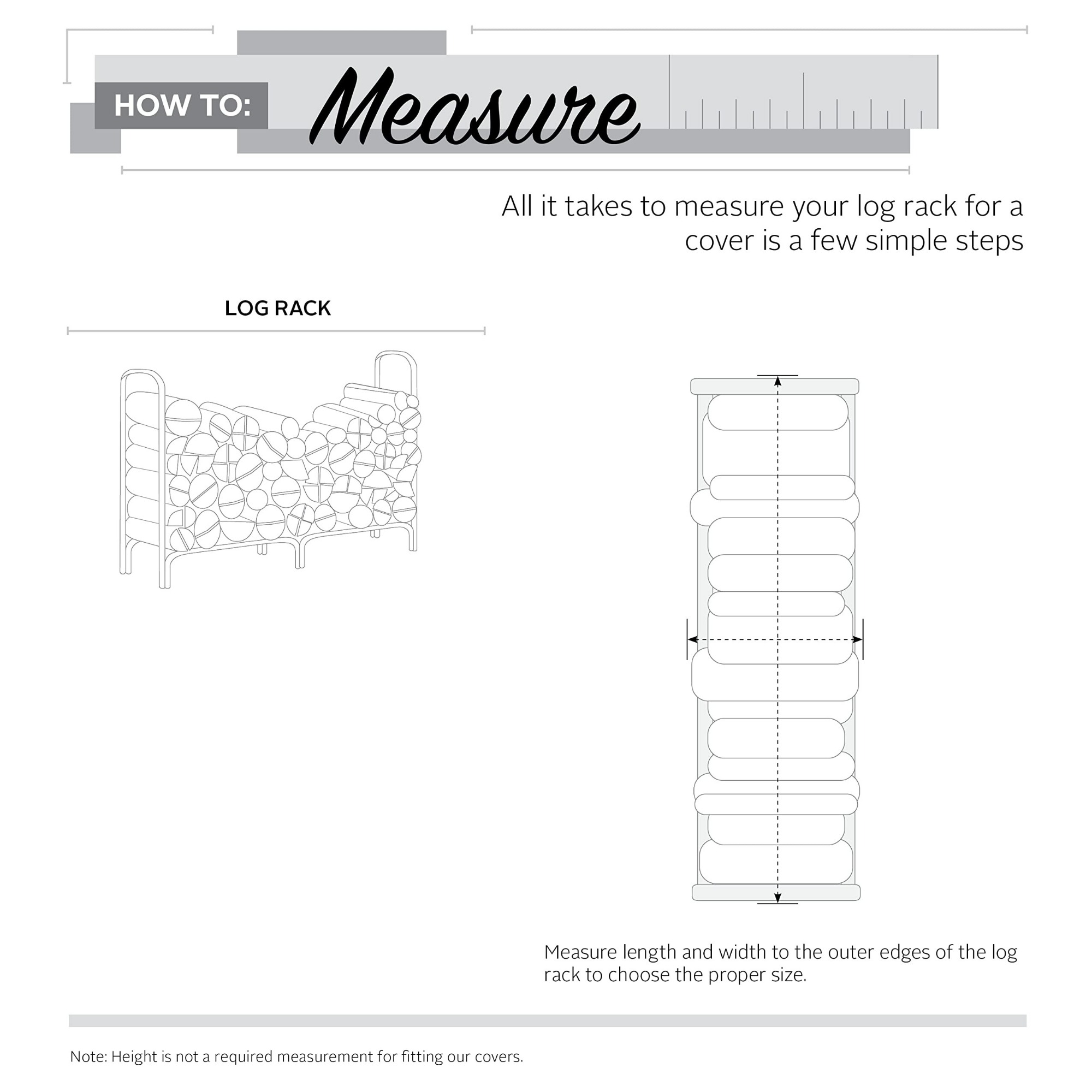 Outdoor Waterproof Firewood Cover