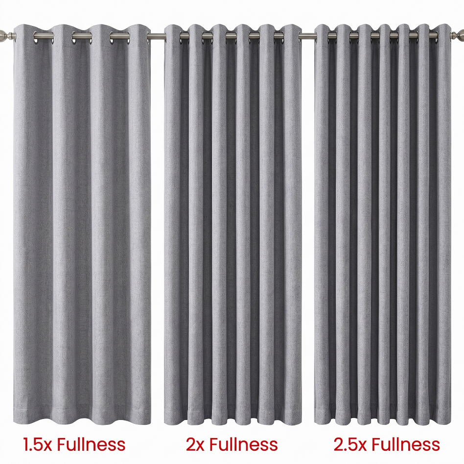 SNOWCITY Outdoor 100% Blackout Waterproof Curtains, Silver Gray