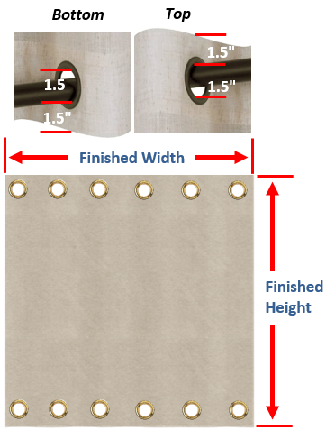 Snowcity Outdoor Curtains Waterproof 1 Panel - Silver Gray