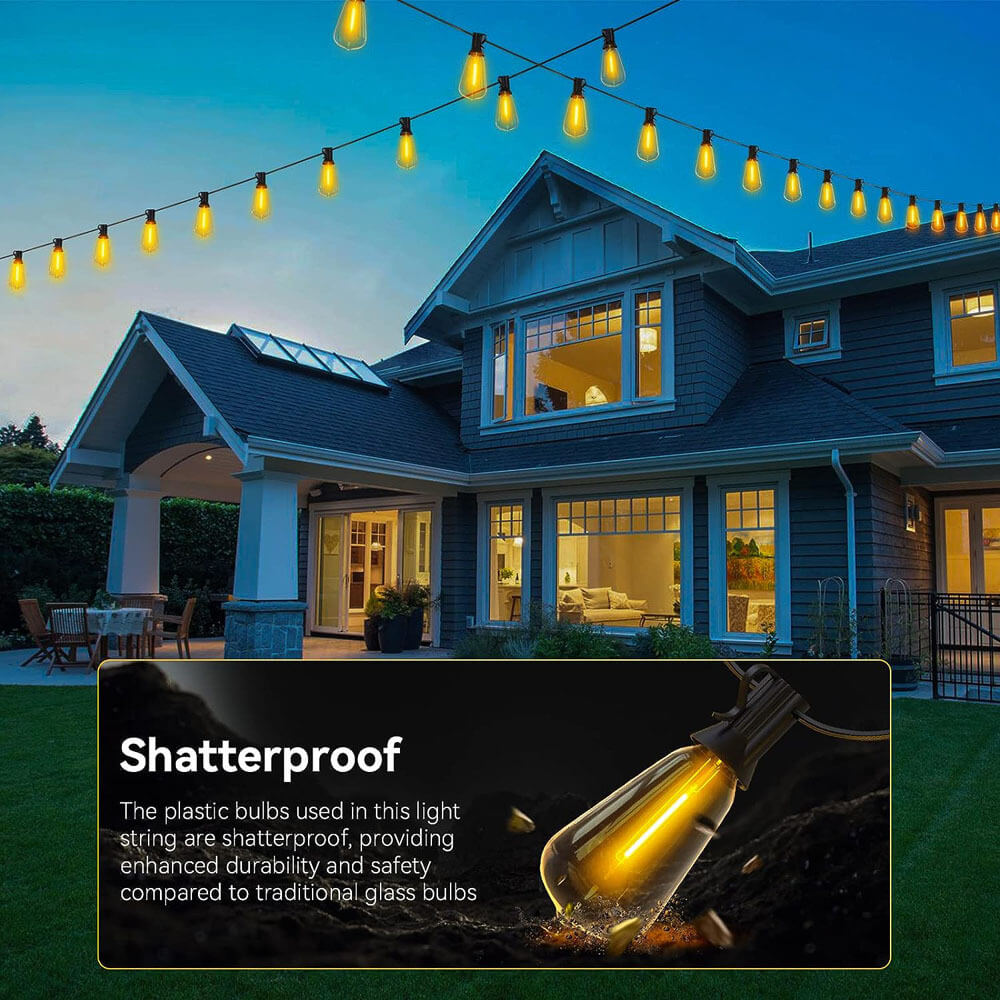 Outdoor Waterproof String Light ST38 50/100 FT