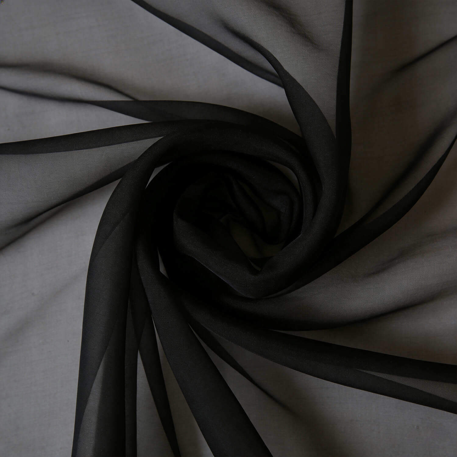 Outdoor Sheer Curtains Waterproof Velcro Tab Top - Black