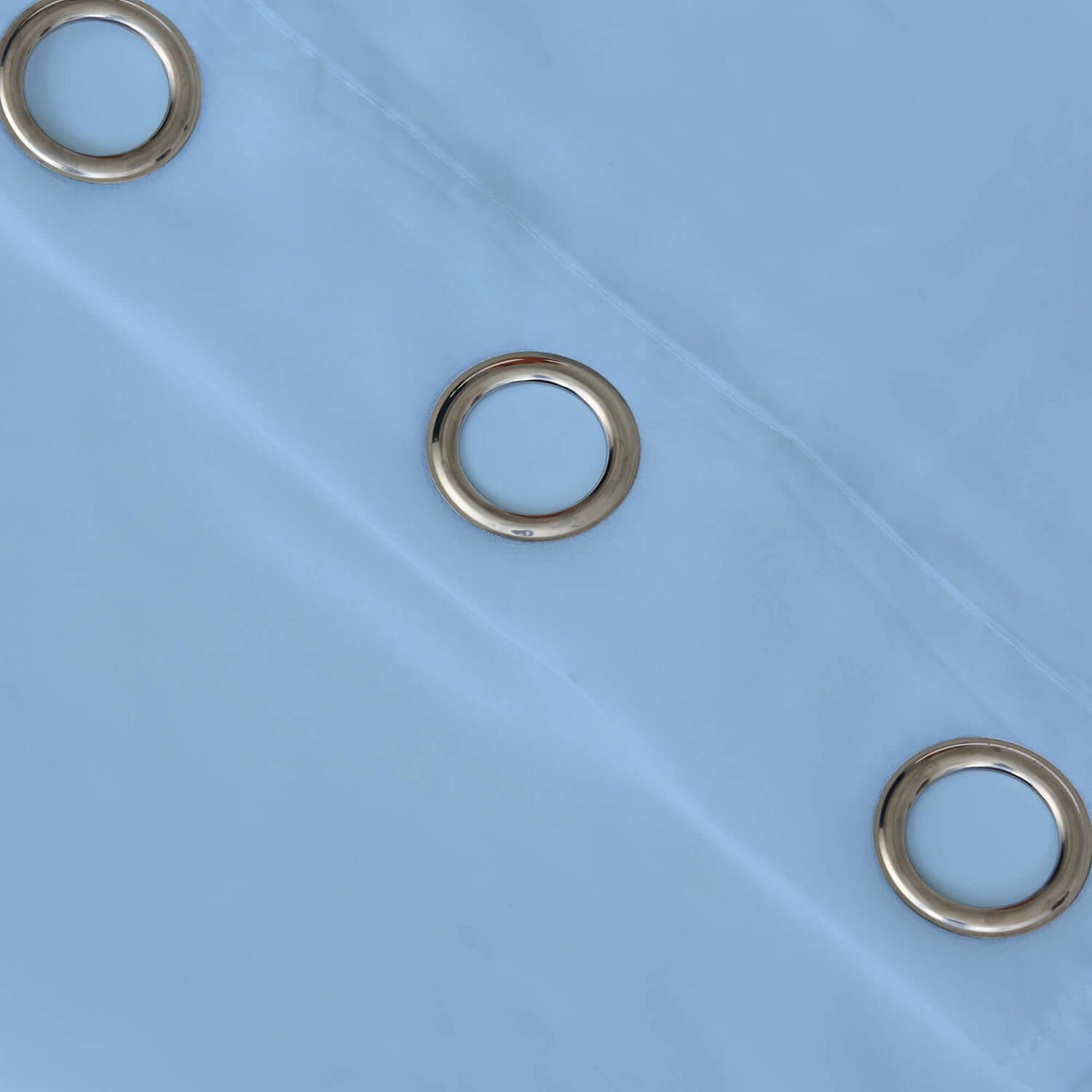 Outdoor Sheer Curtains Waterproof Grommet Top - Sky Blue