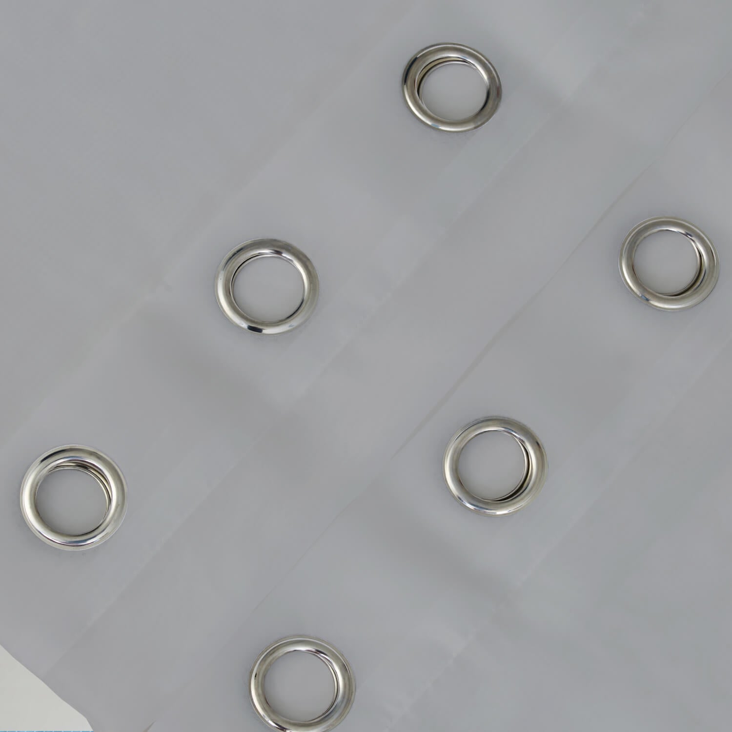 Outdoor Sheer Curtains Waterproof Grommet Top & Bottom - Light Gray