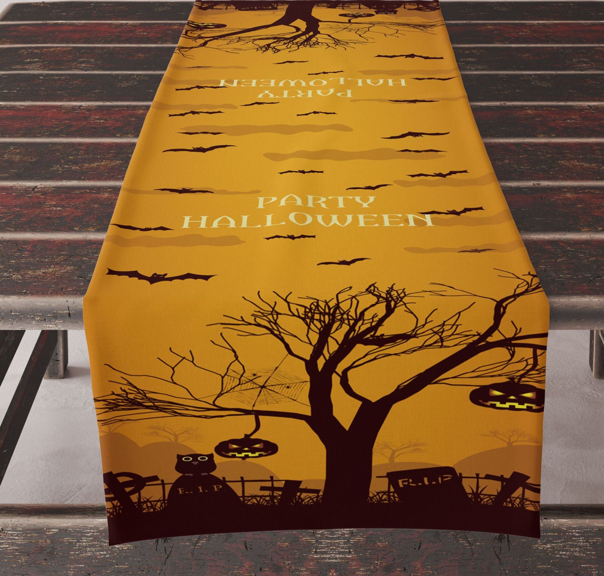 Halloween Table Runner Pattern