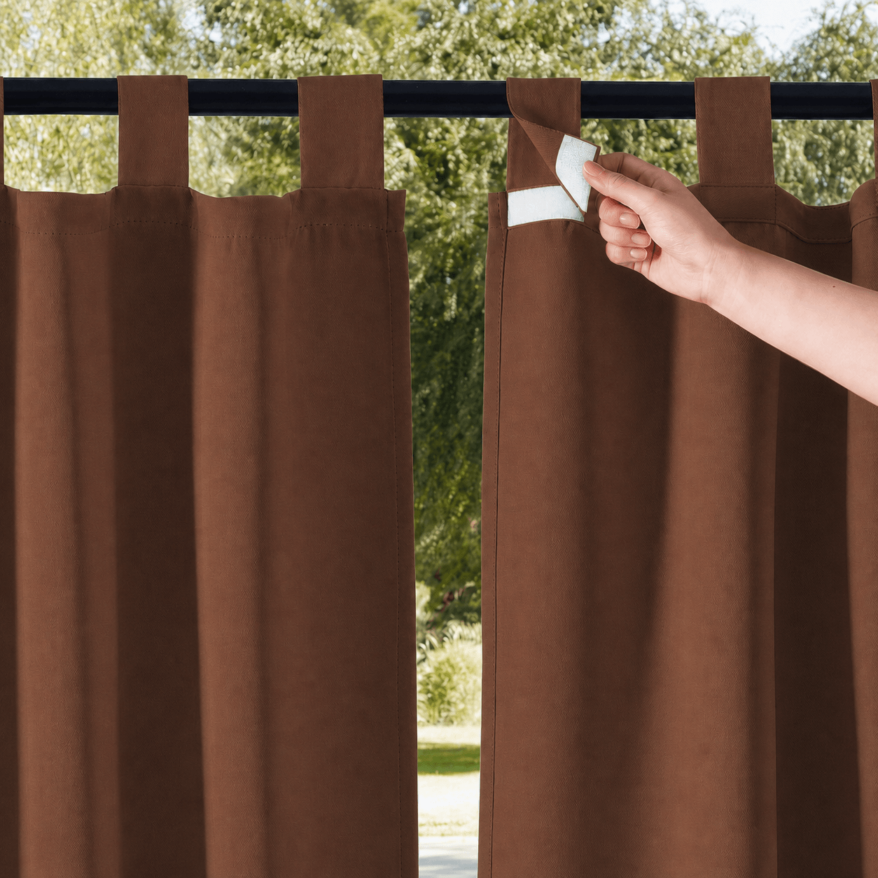 Outdoor Curtains Waterproof Grommet Top 1 Panel – view 4