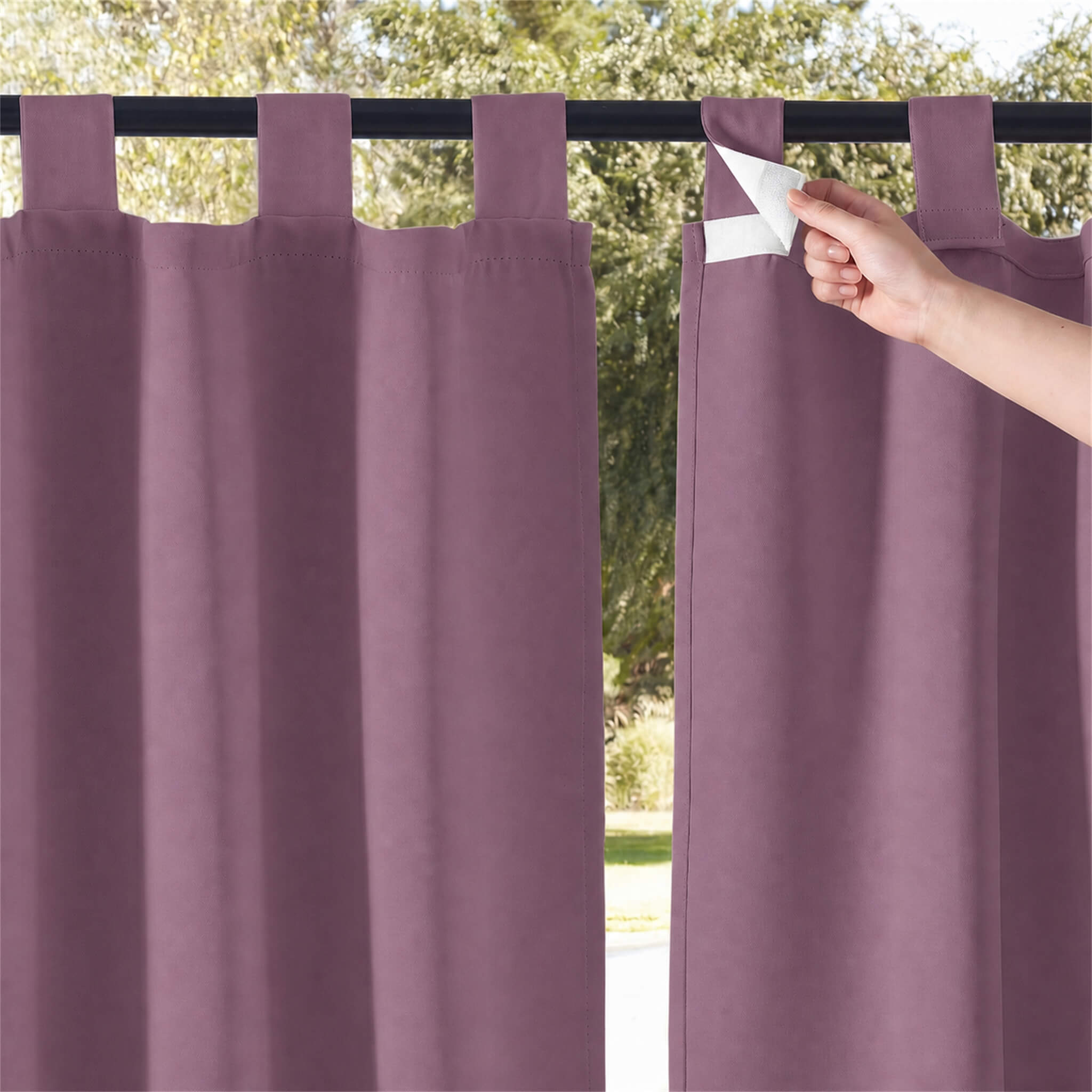 Outdoor Curtains Waterproof Grommet Top 1 Panel – view 4
