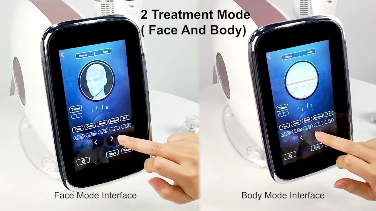 Facial Beauty Mini Rf Microneedling Machine