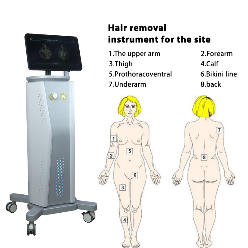 808 Diode Laser Hair Removal Beauty Machine