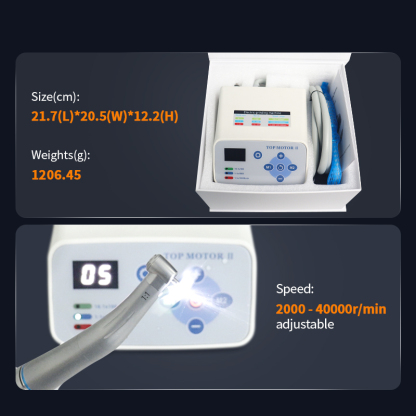 Dental Electric Motor With Contra Angle 1:5 and 1:1