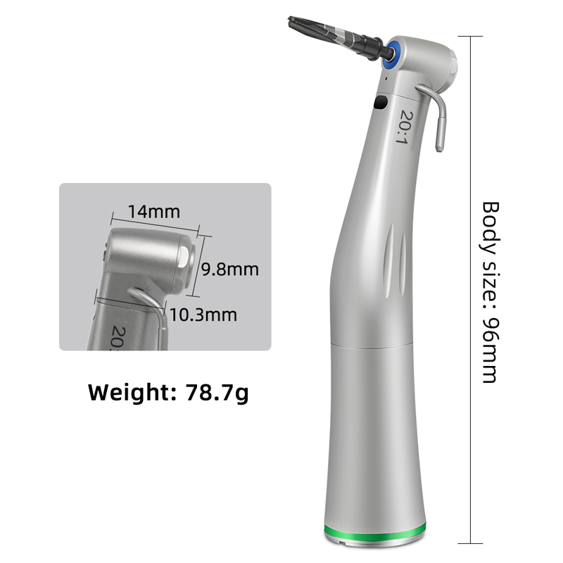 Dental Implant Contra Angle Handpiece 20:1 Fiber Optic