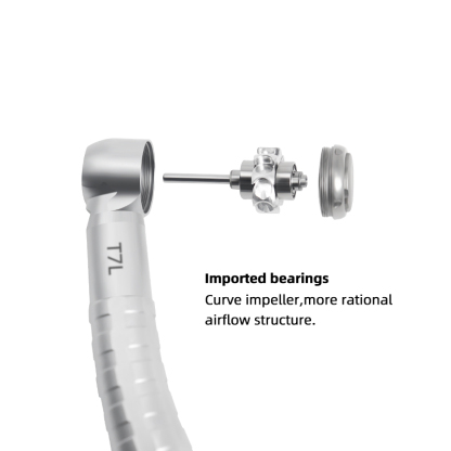 Led High Speed Dental Handpiece Zero Retraction