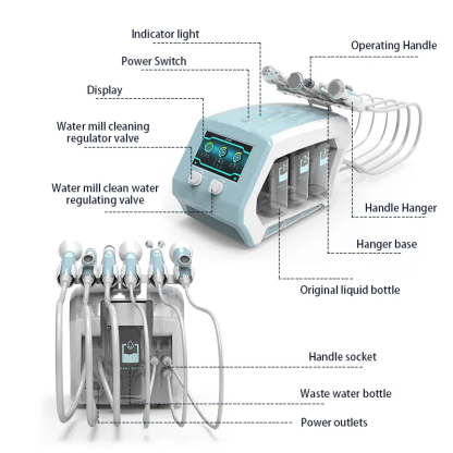 8 IN 1 Small Bubble Oxygen Facial Machine