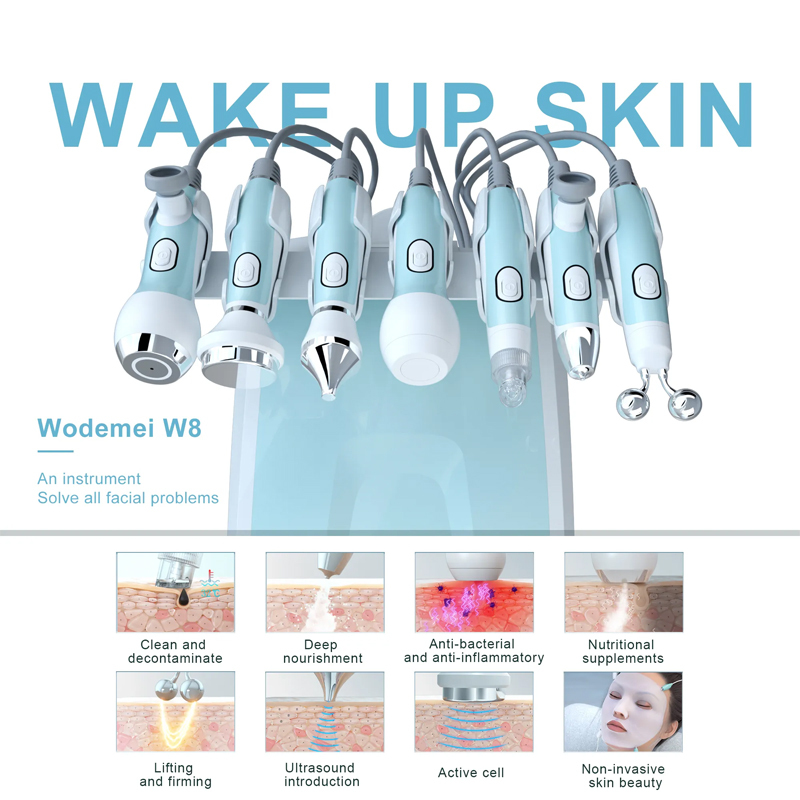 8 IN 1 Small Bubble Oxygen Facial Machine