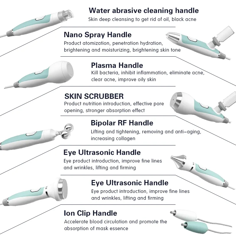 8 IN 1 Small Bubble Oxygen Facial Machine
