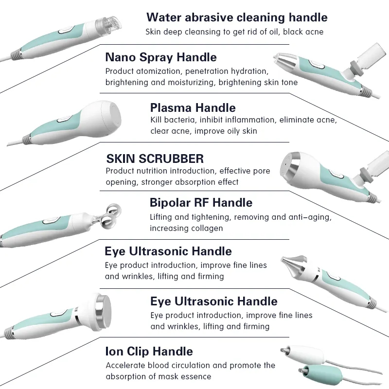 8 IN 1 Small Bubble Oxygen Facial Machine