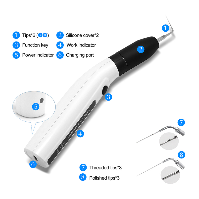 Ultrasonic Activator Endo LED Root Cancal Irrigator